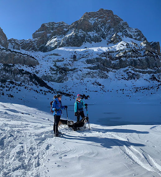 Ascenso con raquetas de nieve Huesca nivel medio desde 60€ 